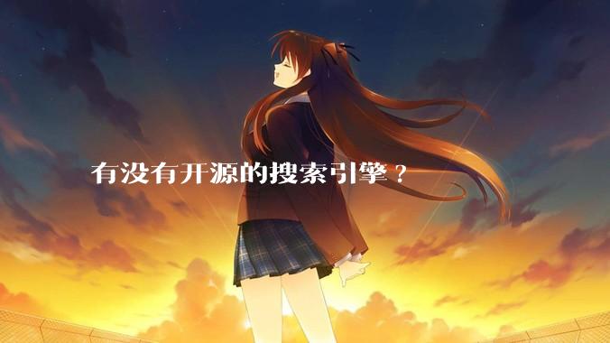 有没有开源的搜索引擎?